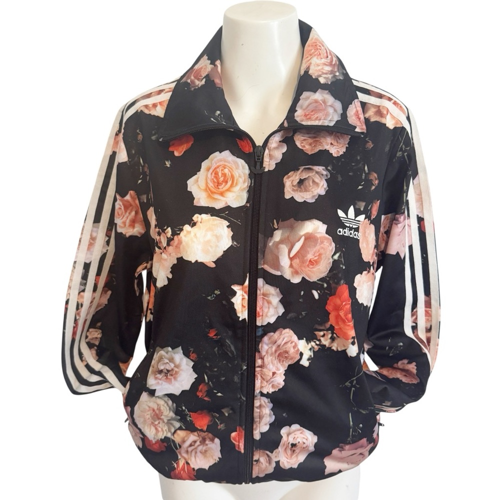 Adidas Flower Track Suit Jacket Large